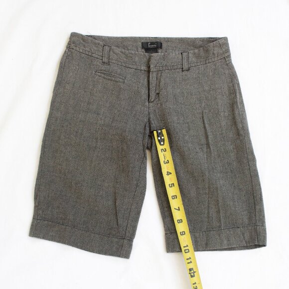 Frenchi Bermuda Shorts - Black and White Chevron - Picture 4 of 5